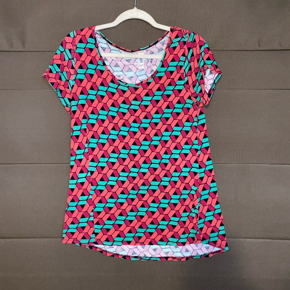 Multi colored LuLaRoe top